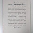 Valto Sara : Laulu Kannakselle : runoja (signeerattu) - pikkukuva 2