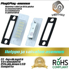 Skoda Superb LED rekisterikilven valot — kirkkaan valkoine - pikkukuva 4