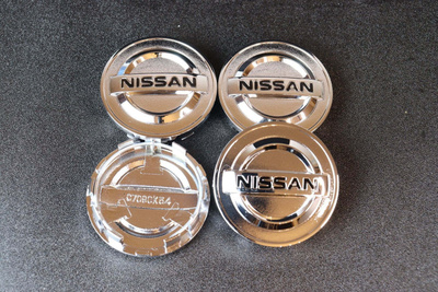 Nissan vannekeskiöt – Kromi – 54mm (4kpl sarja)