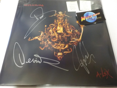 SEPULTURA - A-LEX M-/M- LP KOLMELLA NIMMARILLA