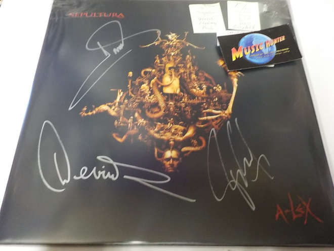 SEPULTURA - A-LEX M-/M- LP KOLMELLA NIMMARILLA