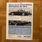 Esite lehti BMW Auto Expo E30 E34 E36 Z1 vuodelta 1991 - pikkukuva 5