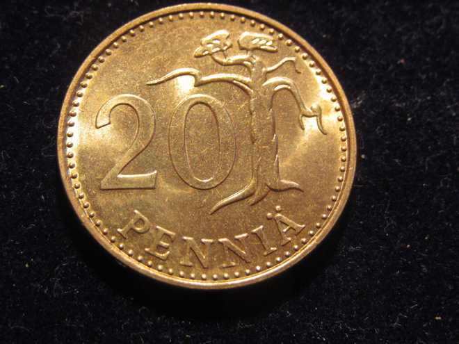 20 penniä 1969