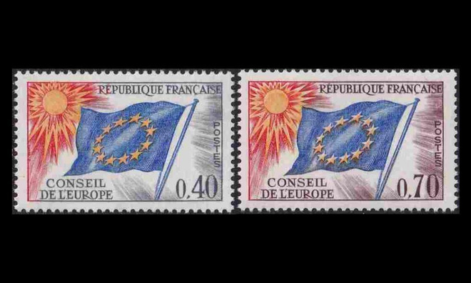 Euroopan neuvosto 13-4 ** Lippu (1969)