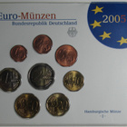 2005 BU setti- Saksa 1c - 2euro rahapaja J Hampuri - pikkukuva 3