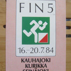 FIN 5 postikortti vuodelta 1984 - pikkukuva 1