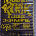 Ahvenlampi Rock 1991 juliste. Stray Cats 70×50cm - pikkukuva 3