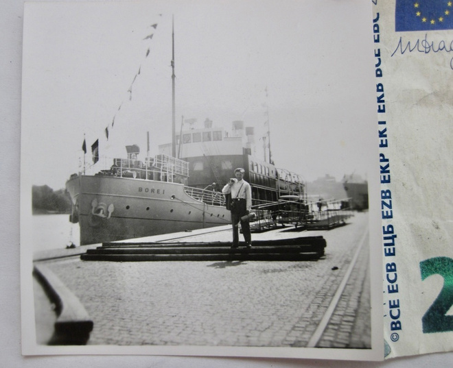 VANHA Valokuva Laiva Bore I 1930-l