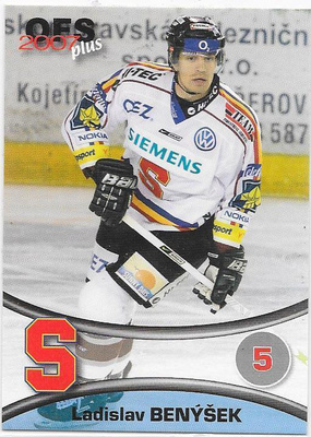2006-07 OFs Plus #87 Ladislav Benysek Sparta Praha ex- HIFK