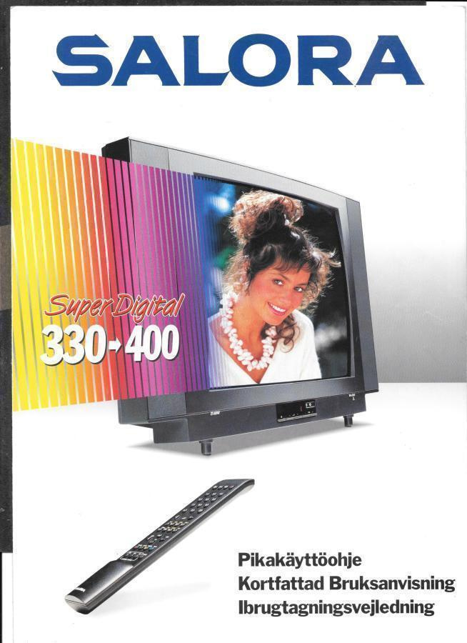 Salora Super Digital 330-400 pikakäyttöohje