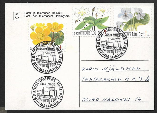 Tampere - Toinen suomalainen teatteri 20.8.1983