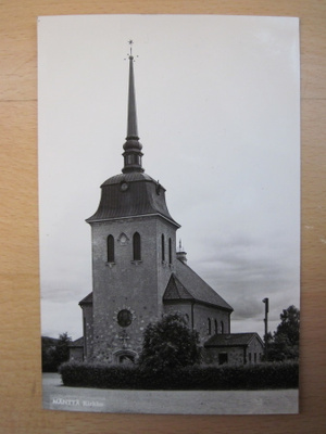 VANHA Postikortti Mänttä 1950-l Alkup. Mallikappale
