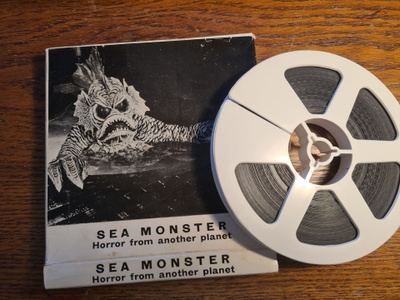 Super 8 filmi: Sea Monster - Horror from another planet.