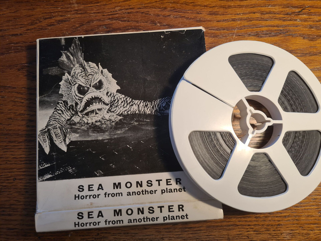 Super 8 filmi: Sea Monster - Horror from another planet.