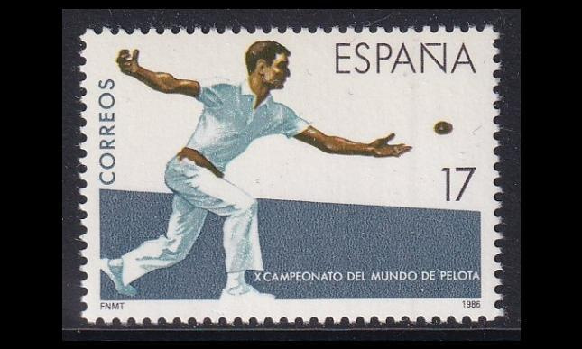 Espanja 2740 ** Pelotan MM-kilpailut (1986)