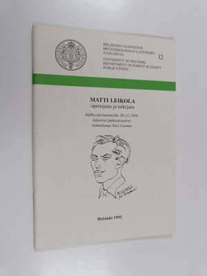 Matti Leikola opettajana ja tutkijana : jäähyväisluennoll...