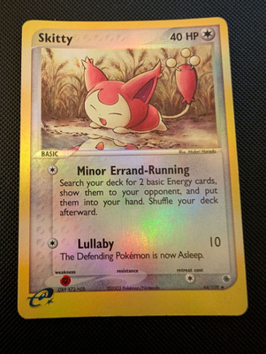 Skitty reverse holo Pokemon Ruby & Sapphire