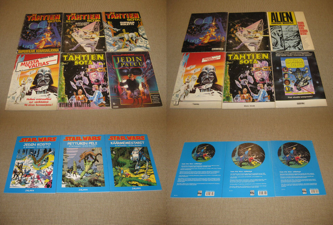 Kaikki Star Wars-sarjakuvalehdet & albumit 1977-2005 98 kpl