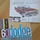 1960 Dodge Dart esite - KUIN UUSI  -  Mopar - pikkukuva 1