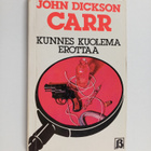 John Dickson Carr : Kunnes kuolema erottaa - pikkukuva 1