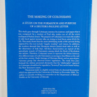Outi Leppä : The Making of Colossians - A Study on the Fo... - pikkukuva 2
