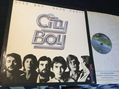 City Boy Book Early 1978 Uk Vertigo Lp