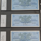 5 Markkaa 1963, virheellisyydet allekirjoituksissa, 3kpl - pikkukuva 1