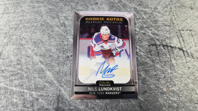 Nils Lundkvist 2021-22 OPC Platinum Auto