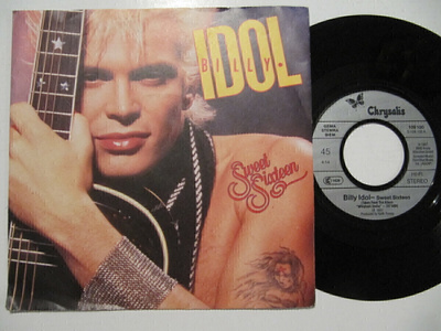 Billy Idol Sweet Sixteen 7" sinkku Saksalainen