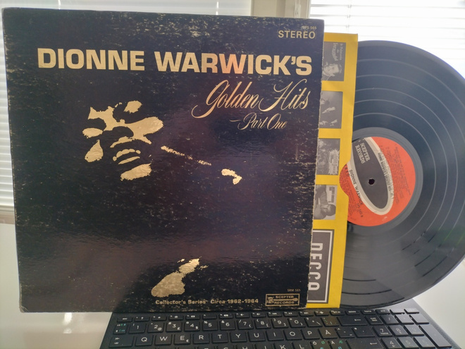 DIONNE WARWICK, Golden hits part 1, LP US -67 SIISTI KUNTO !
