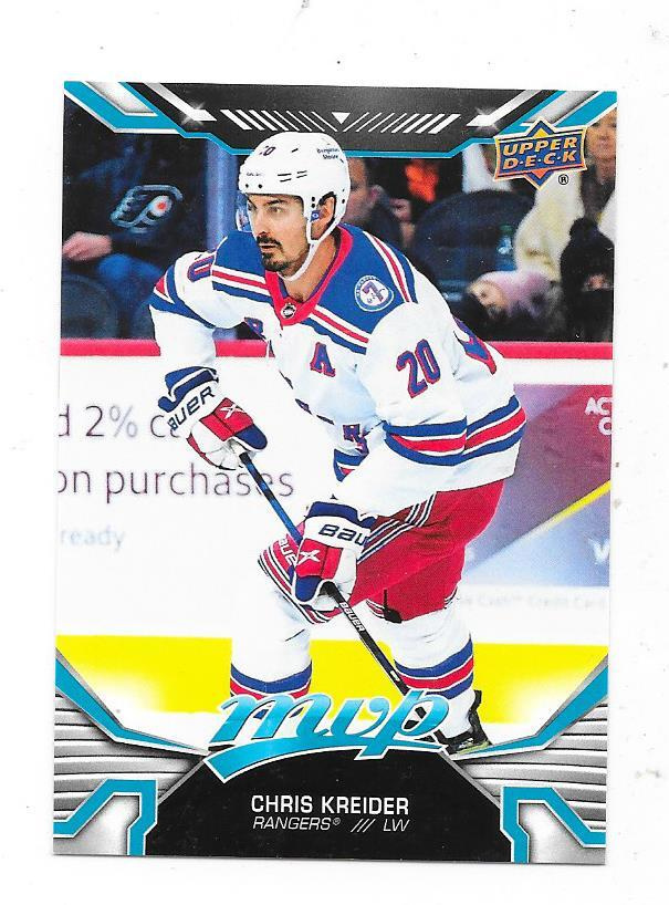 2022-23 Upper Deck MVP #116 Chris Kreider , New York Rangers