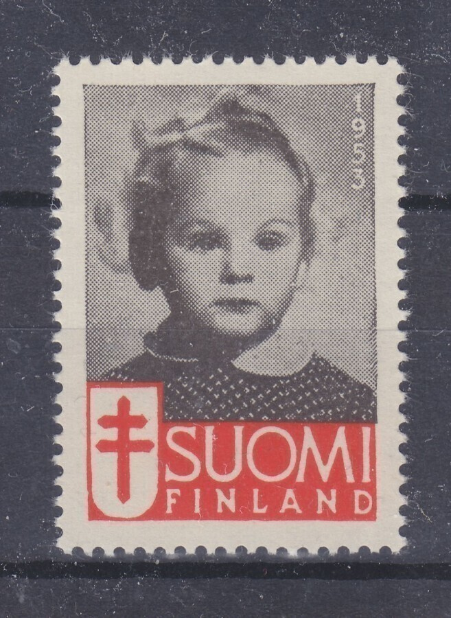 1953 TUB joulumerkki postituoreena.