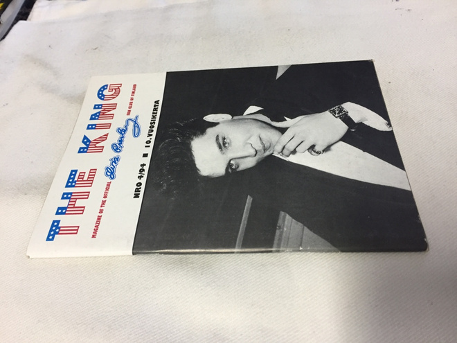 ELVIS PRESLEY THE KING FUN CLUB 4/1994 HYVÄ