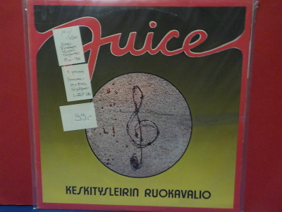 JUICE - KESKITYSLEIRIN RUOKAVALIO 1. PAINOS FIN-76 M-/VG+ LP