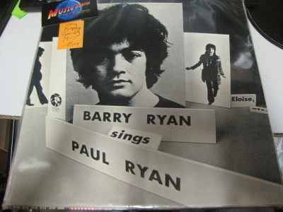BARRY RYAN - SINGS PAUL RYAN LP 1. PAINOS SAKSA '69 M-/EX+