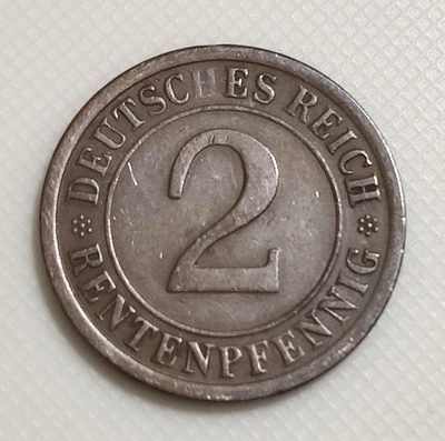 Saksa 2 Pfennig 1924A