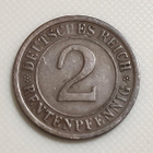 Saksa 2 Pfennig 1924A - pikkukuva 1