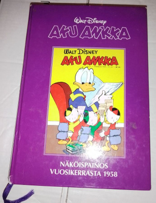 KIRJA Aku Ankka 1958 vuosikertanide