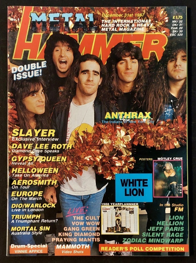 Metal Hammer 1987 : Gypsy Queen , Helloween , Slayer