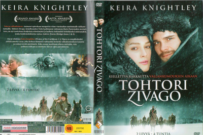 Tohtori Zivago (2002)	(27 100)	k	-FI-	DVD	suomik.	(2)	keira