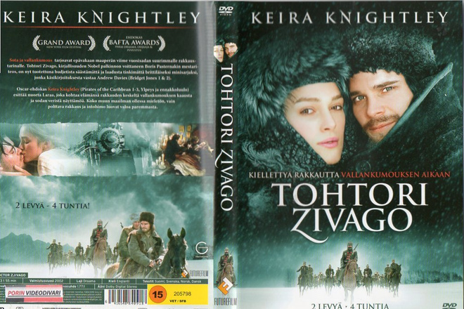 Tohtori Zivago (2002)	(27 100)	k	-FI-	DVD	suomik.	(2)	keira