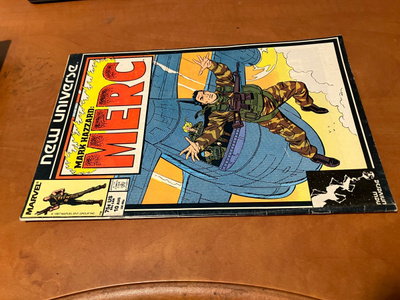 MARVEL NEW UNIVERSE MERC 10/1987 HYVÄ