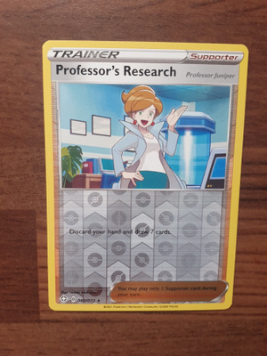 Pokemon Professor's Research 060/072 Reverse holo Rare