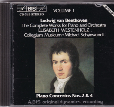 Beethoven - Pianokonsertot no 2 ja 4 - CD-levy