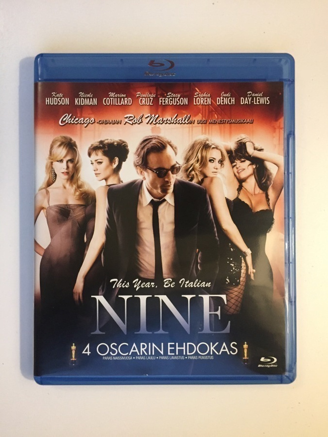 Nine (Blu-ray) Nicole Kidman ja Daniel Day Lewis (2009)
