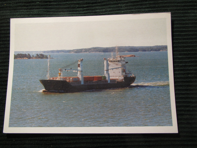 M/S Julia. Laivapostikortti