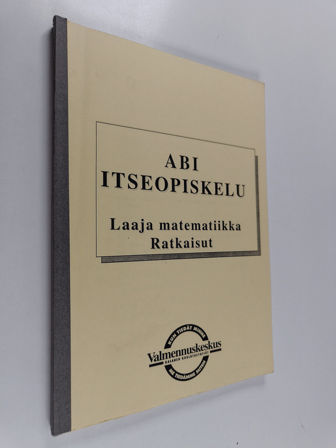 ABI itseopiskelu : Laaja matematiikka : ratkaisut