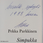 Pekka Parkkinen : Simpukka (signeerattu, tekijän omiste) - pikkukuva 3