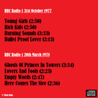 RICH KIDS radio sessions 1977-1978 - pikkukuva 2