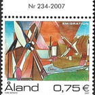 Ål 2007 Siirtolaisuus 0,75 € välilöpari numero ** LaPe 284 - pikkukuva 1